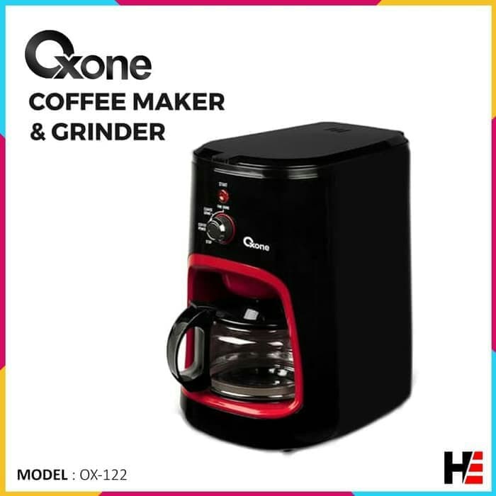 Oxone Coffee Maker &amp; Grinder OX-122 Penggiling &amp; Pembuat Kopi Elektrik