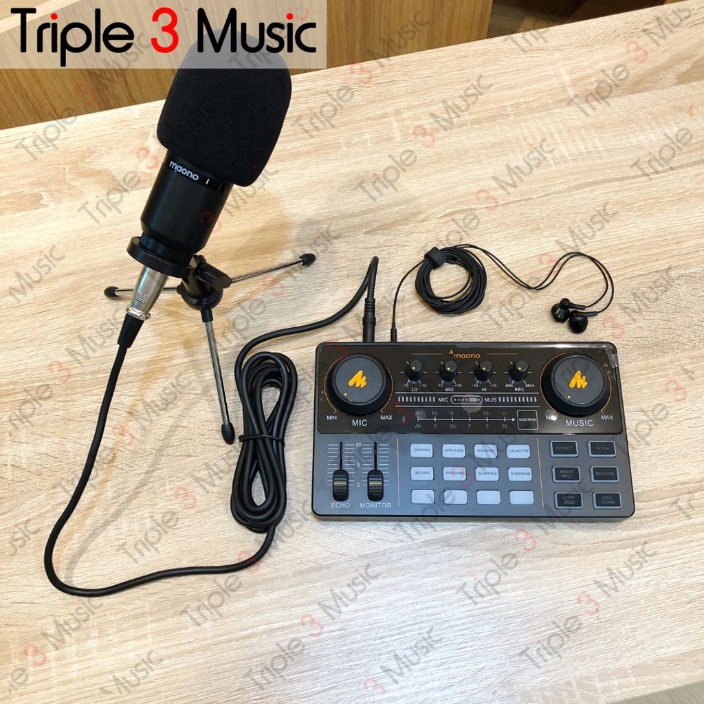 MAONOCASTER Lite Maono AM200 S1 STARTER BUNDLE Paket podcast