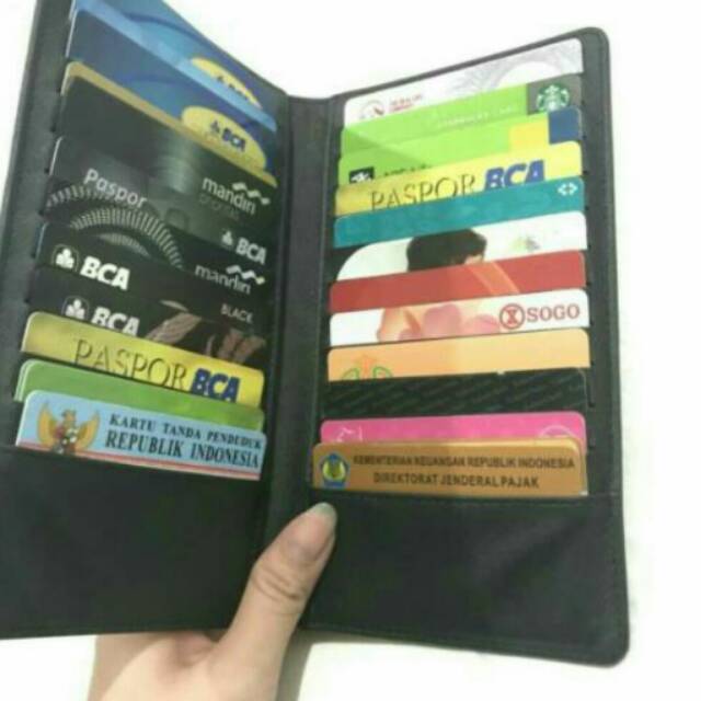 Dompet panjang wanita/dompet kartu dan uang cash/keren/elegant/praktis