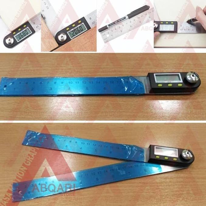 penggaris busur derajat digital/ digital protactor / inclinometer