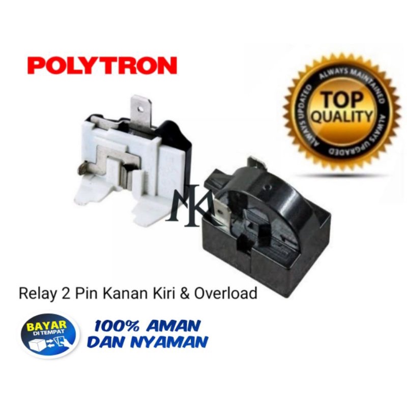 Relay overload kulkas 2 pintu POLYTRON