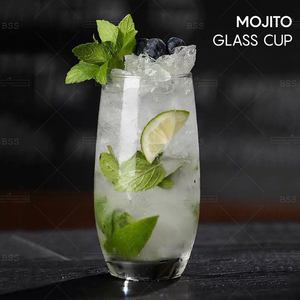 Gelas Mojito Kristal Kaca Wiski Whiskey Cocktail Jus Cantik Drinking Glass