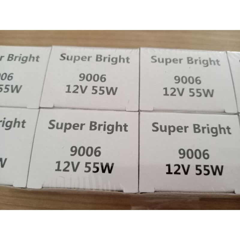 Bohlam Super Bright HB4 / 90006 12V 55W Merek Random