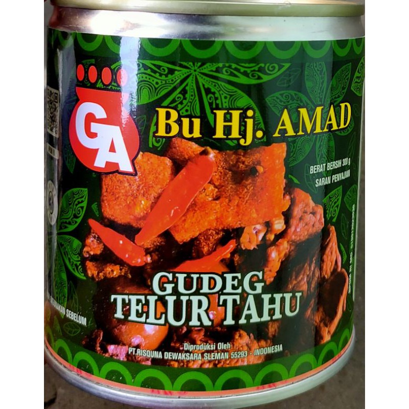 

Best seller_ Gudeg Kaleng Telor Tahu Bu Hj. Amad