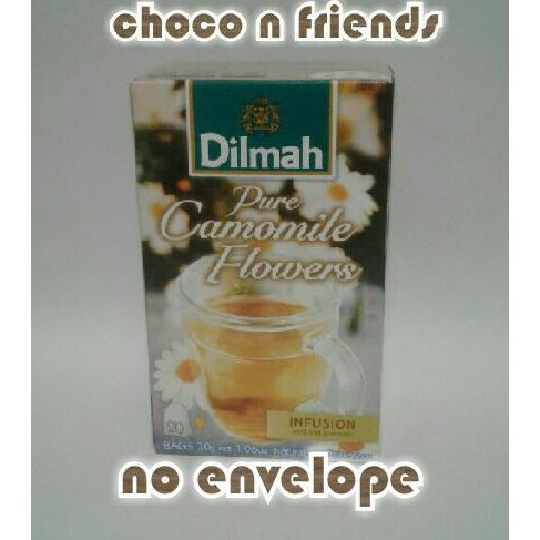 

ENAK Teh Dilmah No Envelope 20 sachet Chamomile BANYAK RASA