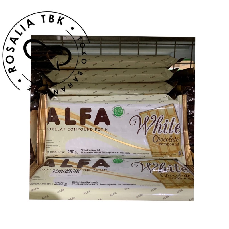 

ALFA COKLAT PUTIH BATANG 250gr