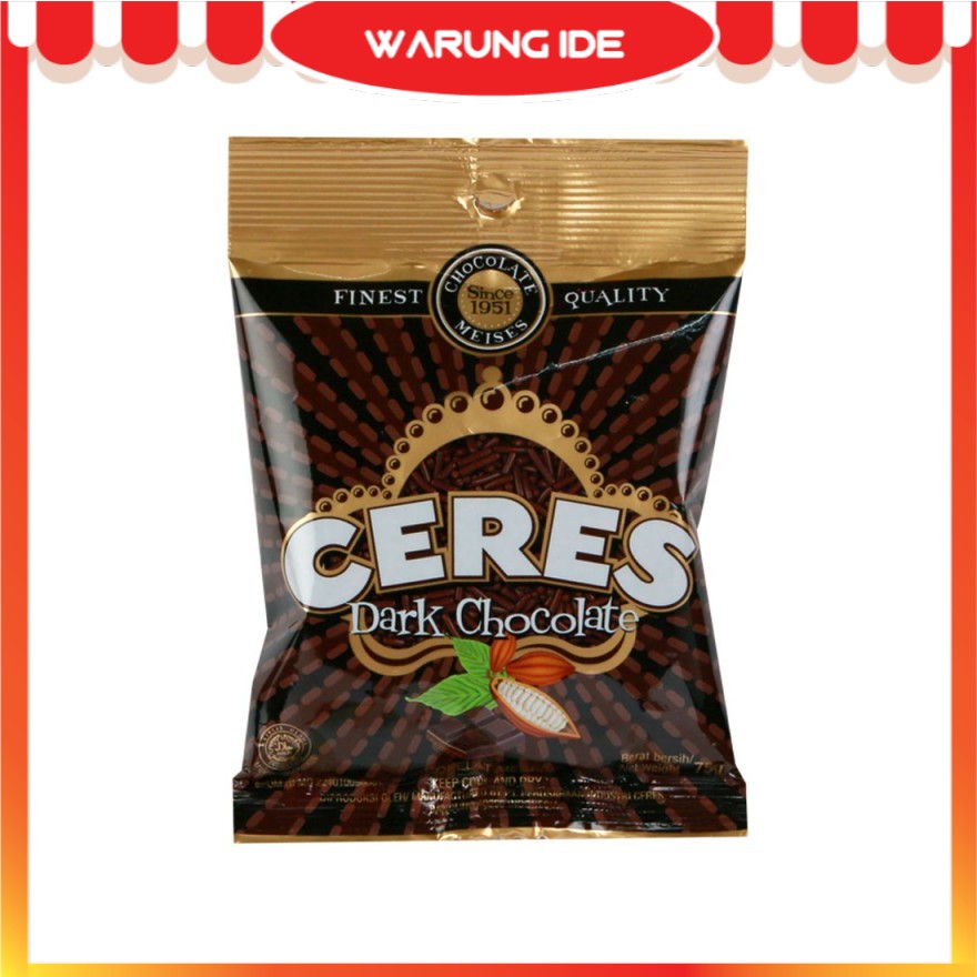 

Ceres Hagelslag Dark Chocolate 75 Gr