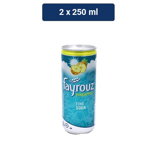 Fayrouz Fine Soda Pineapple 2 x 250 mL