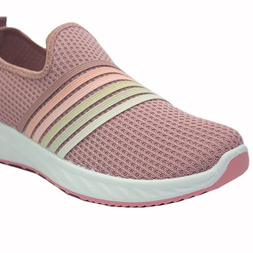 qq LA043 q Klensia Sport Shoes Sepatu Sneakers Wanita Tanpa Tali Pink 689-007 - Salem сłсcq