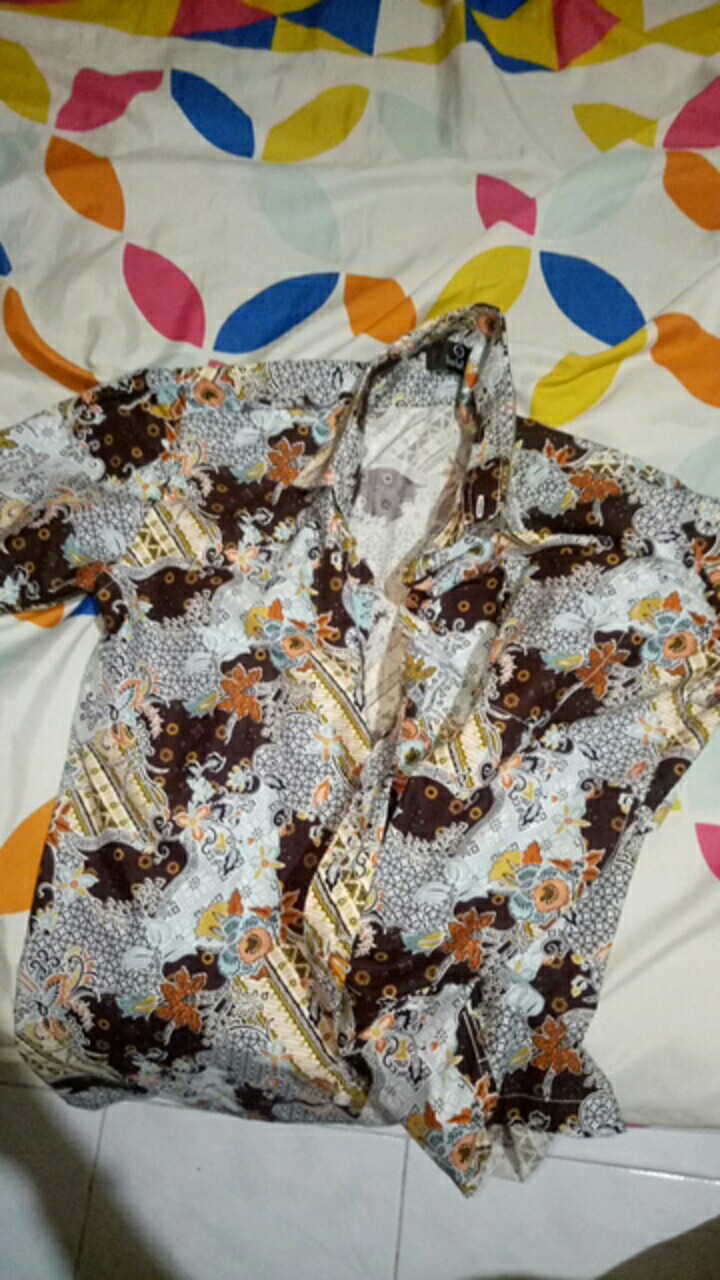 (bisa Cod)kemeja Batik Motif Pendek Kemeja Kerja Kemeja Kantor Kemeja Formal Kemejakatun Kemeja Pria