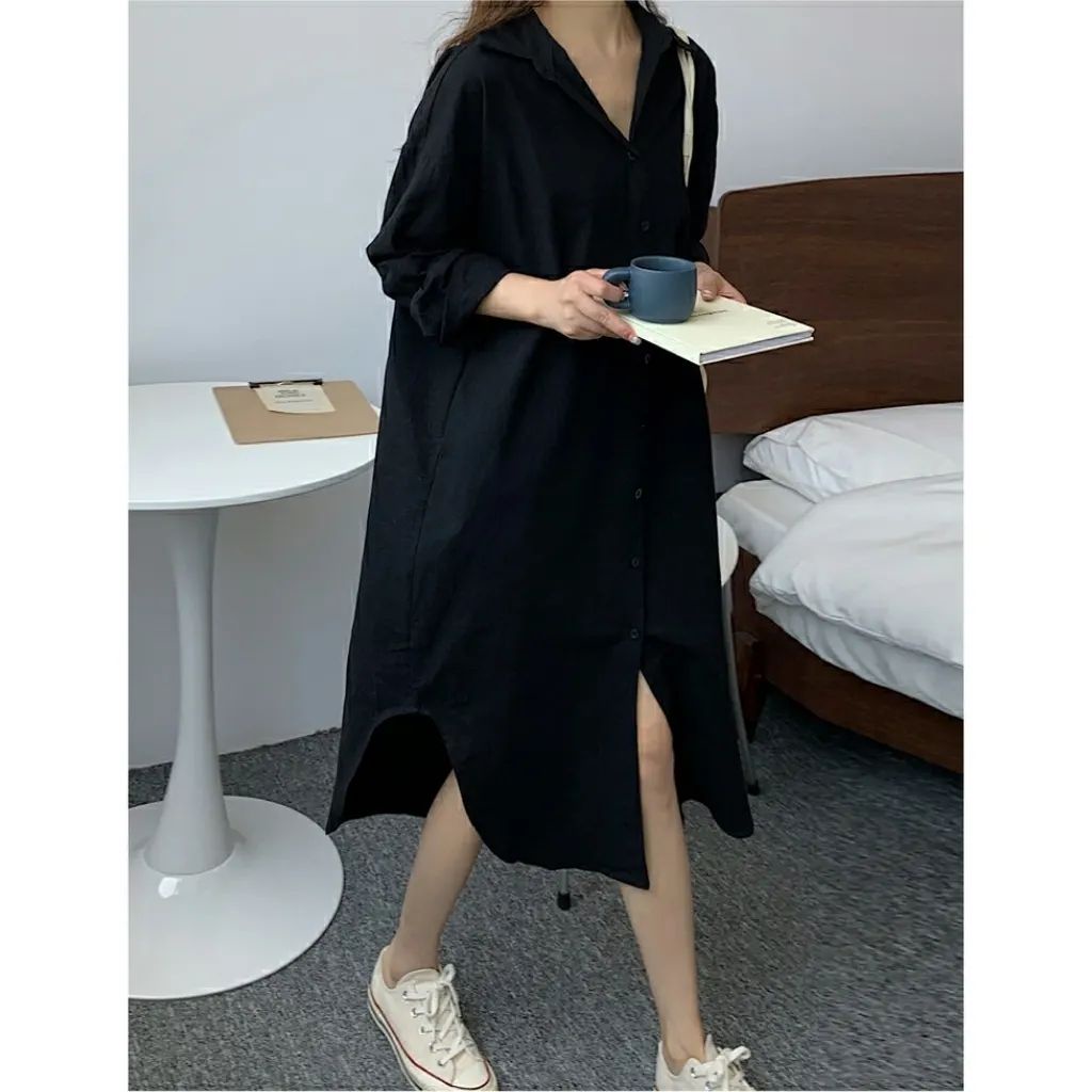 TAZKIA LONG SHIRT HS CRINKLE AIRFLOW LD 112 CM PB 103 CM  BAJU ATASAN WANITA TUNIK WANITA TERBARU BLOUS EWANITA TERBAUR MODEL SIMPLE DAN ELEGAN BAJU  BLOUSE TERBARU 2022