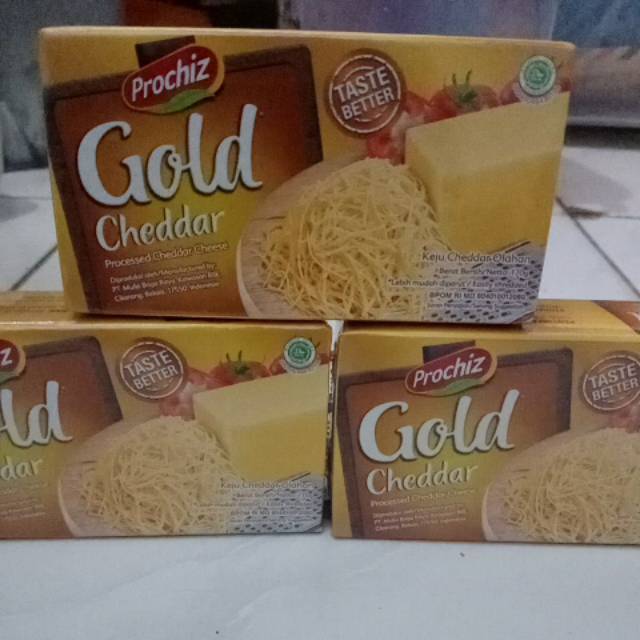 

Keju cheddar prochiz gold 170gram