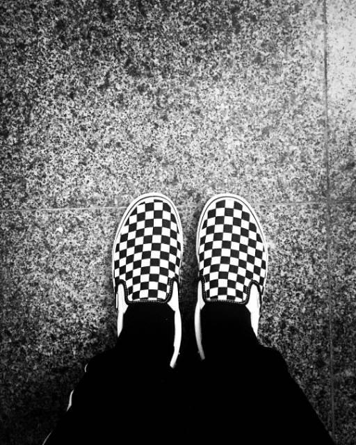 Sepatu Vans Checkerboard Putih White Sneakers Casual Kerja Kuliah Termurah Kado Hadiah Ultah Murah