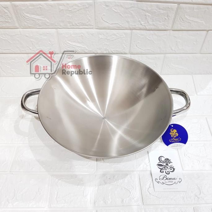 Wajan Bima Elemen Wajan Stainless Steel 25 Cm Stainless 304 1203