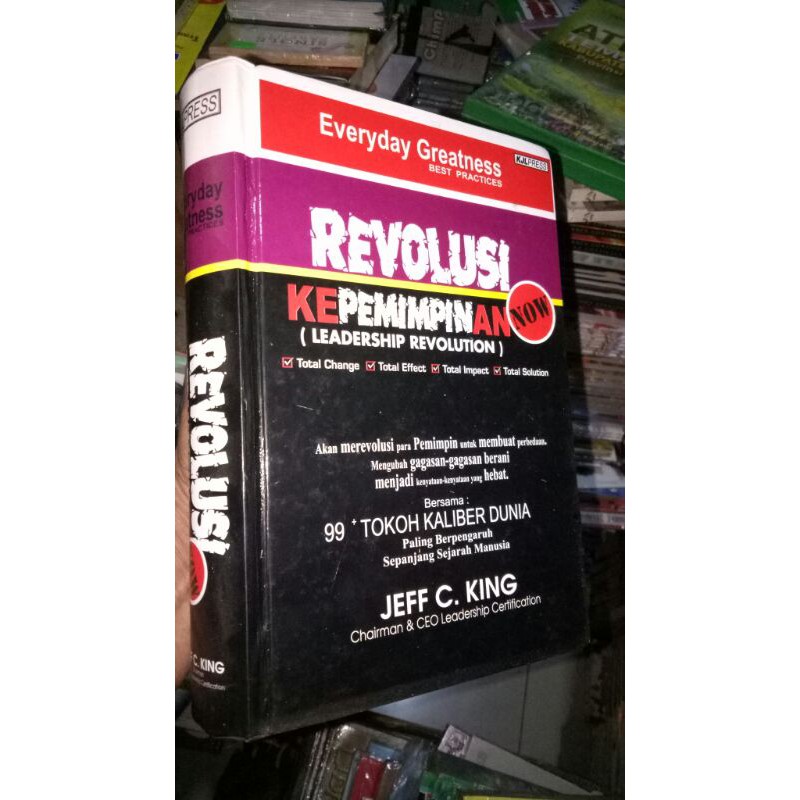 

buku Revolusi ke pemimpinan Hard cover