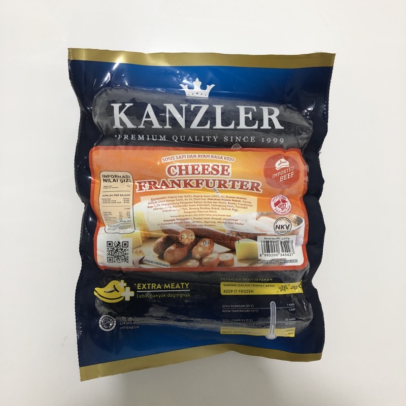 

SOSIS KANZLER CHEESE FRANKFURTER