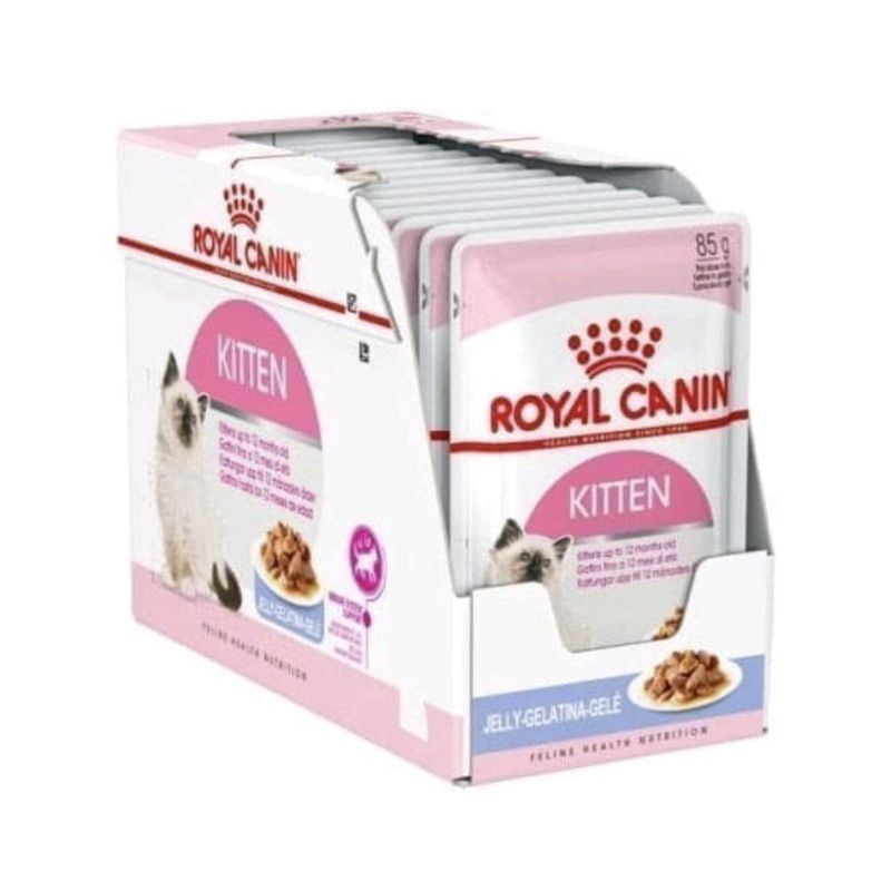 0ROYAL CANIN KITTEN POUCH JELLY 85GRAM 12PCS (1 BOX)