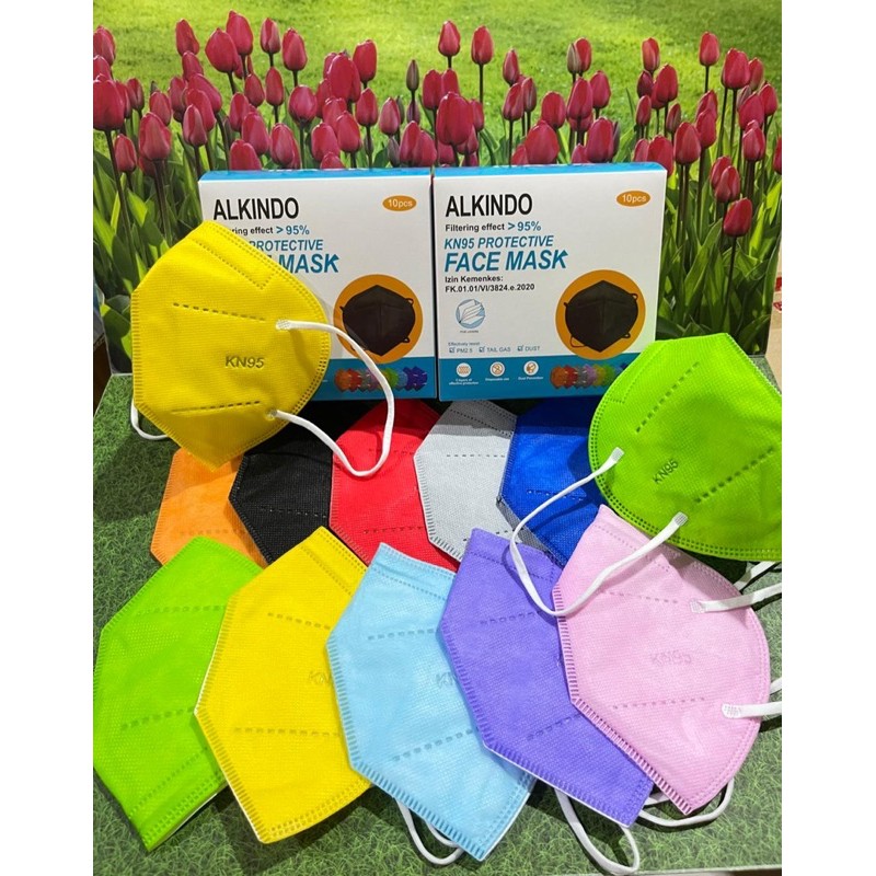 Masker KN 95 Alkindo / Utama / DMS / CAREION warna warni