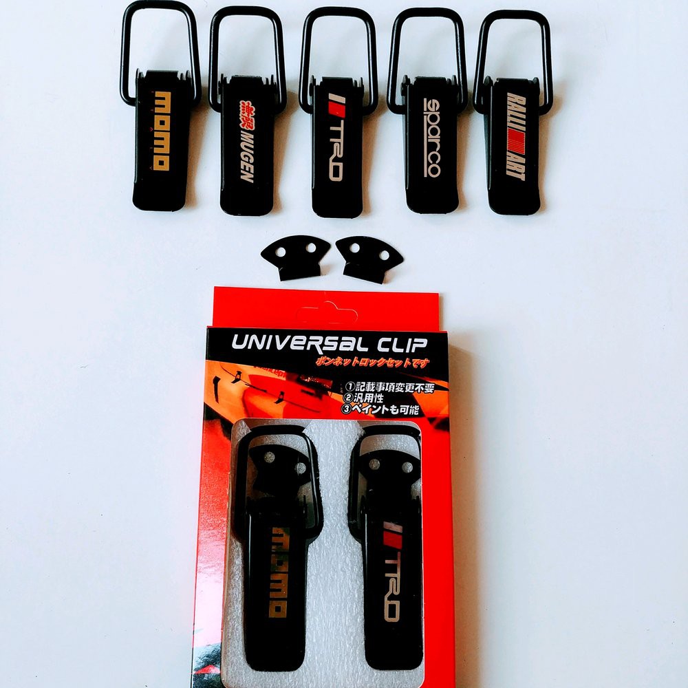 bemper klip bumper kancing klip MOBIL besar UNIVERSAL TRD mugen momo rallyart hitam