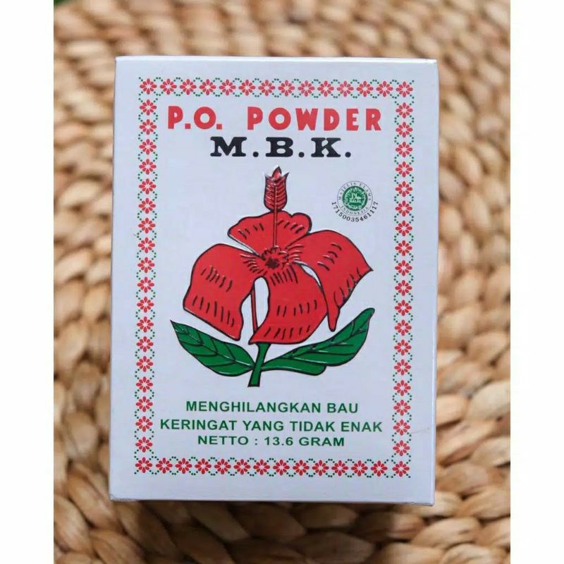 Bedak Bau Badan MBK Box Putih