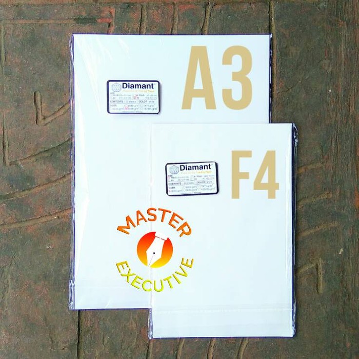 [Pak - 50 Lembar] Diamant Kertas Kalkir A3 / Prima Quality Tracing Paper 80/85 gr/m2