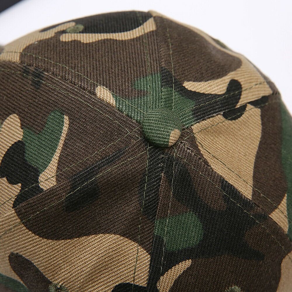 MARKETBIX Topi Baseball Camouflage Army Summer Hat Topi Pria Doreng Tentara