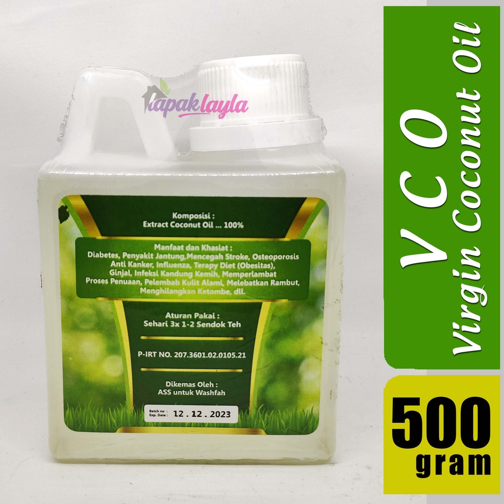 VCO virgin coconut oil 500 gram