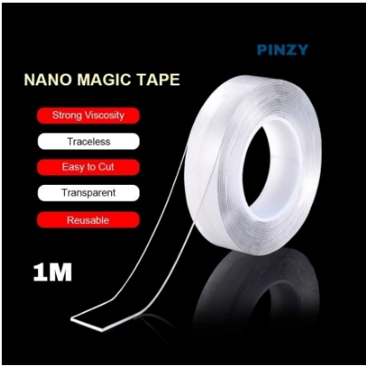 Nano Double Tape / Double Tape / Selotip Isolasi Bening Multifungsi