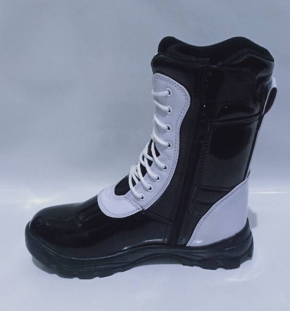 [FREE KAOS KAKI] Sepatu PDL Provost Polri Polisi Sepatu Dinas Lapangan Kerja PKD Pria Tali Resliting