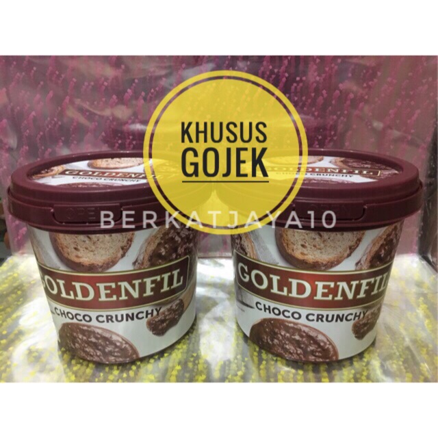 KHUSUS GOSEND GOLDENFIL BUY 1 GET 1 (paket 2 pcs) Selai Coklat Crunchy CHOCO CRUNCH Kemasan 1 Kg