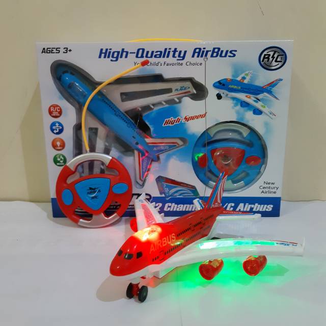 RC Pesawat Terbang Airbus - Mainan Remote Radio Control Anak Edukatif