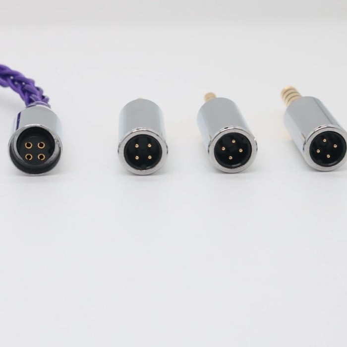 XINHS 4 Cores Modular IEM Upgrade Cable 3.5mm 2.5mm 4.4mm Plug