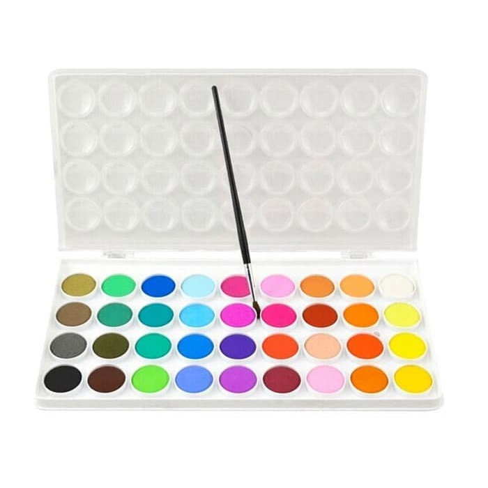 [Promo] Simbalion Watercolor Cakes 36   Cat Air Simbalion 36 Warna Telaris Murah