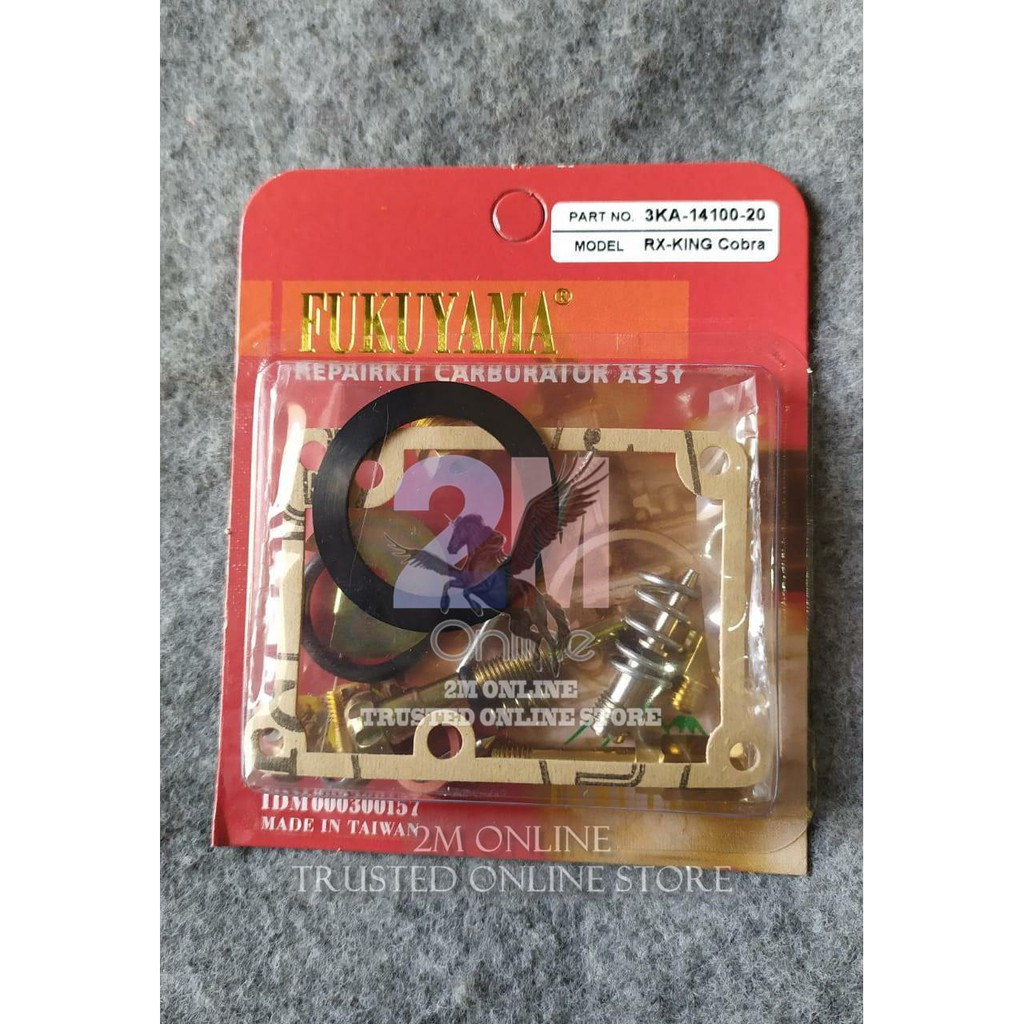 2m KARBURATOR REPAIR KIT RX KING COBRA MERK FUKUYAMA 3KA-14100-20