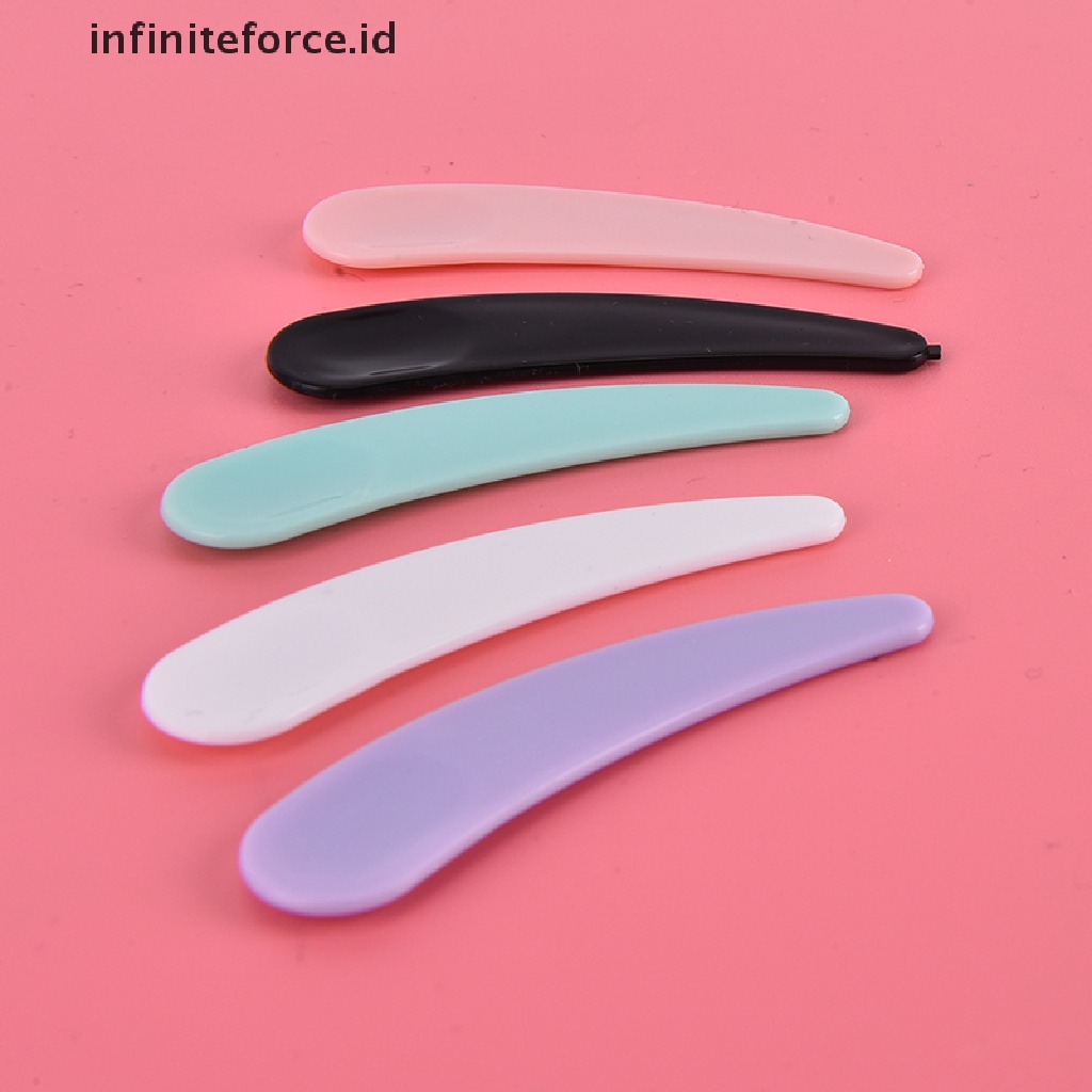 Infiniteforce.id 30Pcs / Set Sendok Spatula Masker Sekali Pakai Bahan Plastik Untuk Makeup / Kosmetik Wanita