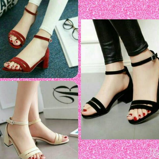 Heels T14 ( HT COAK )/HAK TAHU WANITA/SANDAL HEELS CEWEK