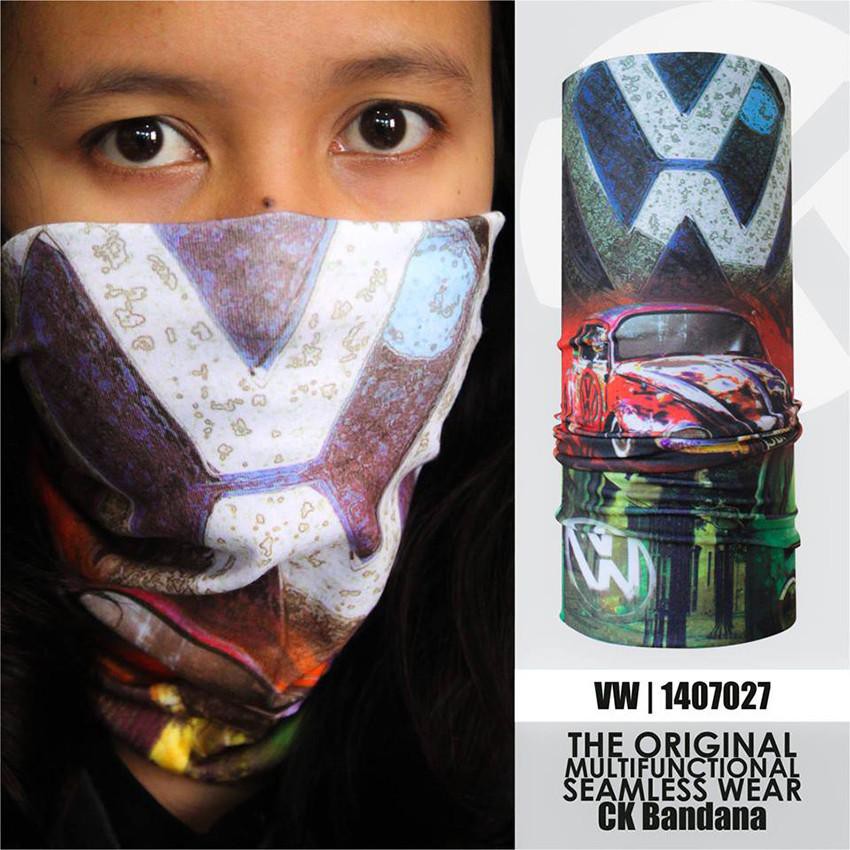 CK Bandana ORIGINAL masker motor motif rider motorcycle VW