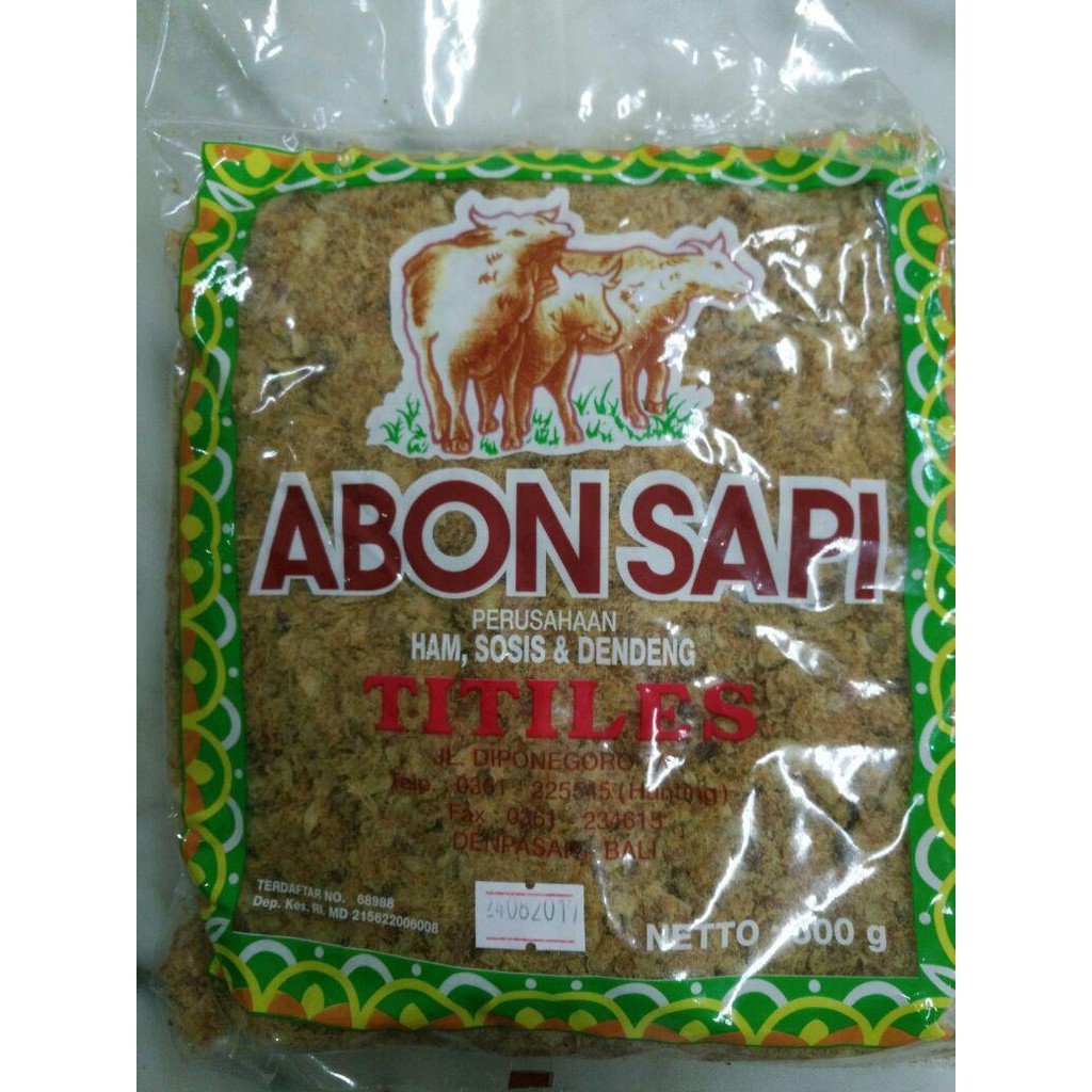 Titiles Abon Ayam / Sapi / Babi / Ikan Oleh-Oleh Khas Bali