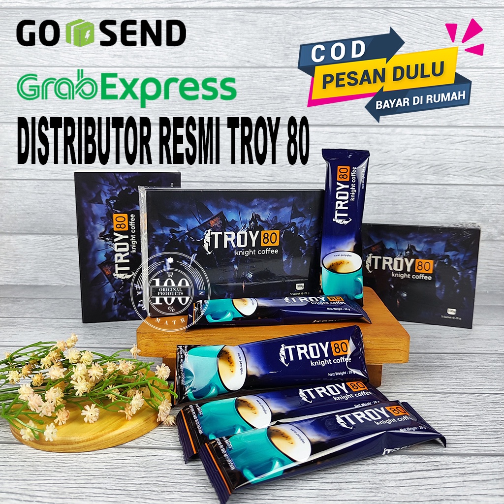 Kopi Troy 80 Stamina Pria Dewasa Jantan 1 Box isi 5 Saset
