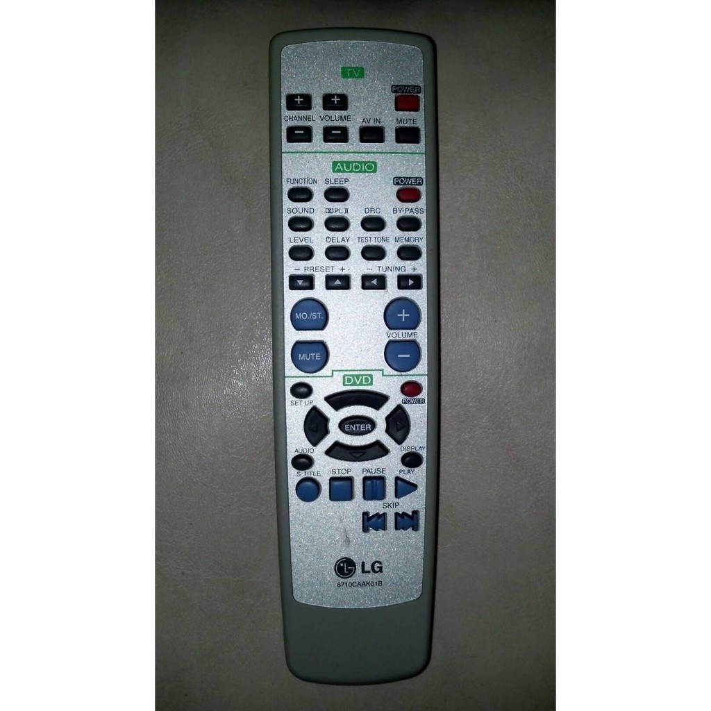 REMOTE DVD COMPO LG 6710CAAK01B ORIGINAL