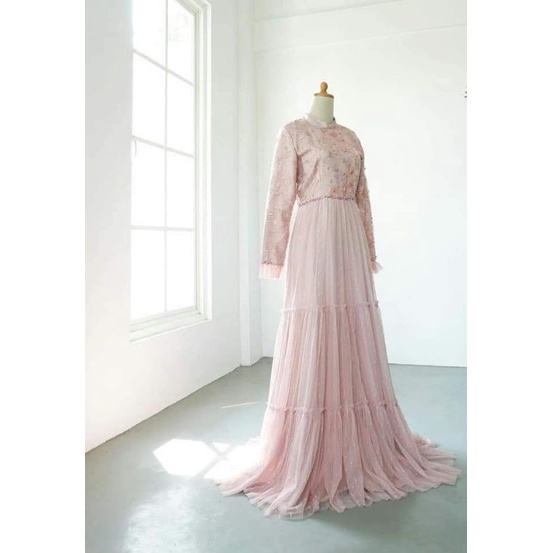 baju syari pengantin muslimah