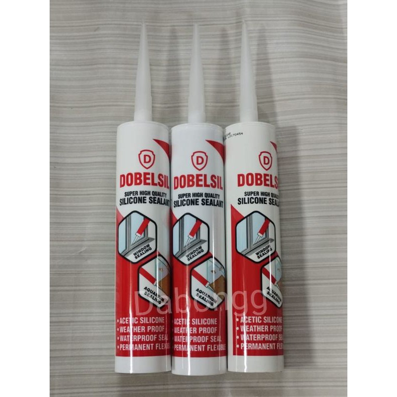 

Lem Silicon Dobelsil/ Lem Kaca Sealant Botol/ Lem Kaca Botol/ Lem Silicone/ Lem Kaca Aquarium