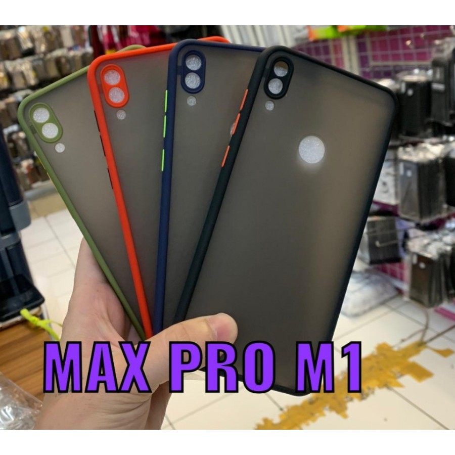 ZENFONE MAX PRO M1/ MAX PRO M2 CASE DOFF TRANSPARANT HARDCASE PROTECT CAMERA