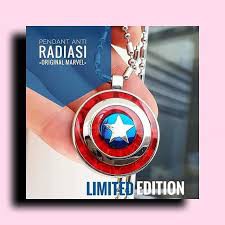 KALUNG KESEHATAN MCI /KALUNG PENDANT CAPTAIN AMERICA MARVEL ORIGINAL 100% BY MCI