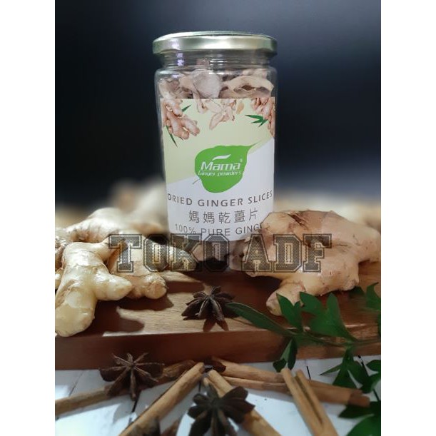 Jual Organic Dried Ginger Slices (Irisan Jahe Kering Organik) Shopee