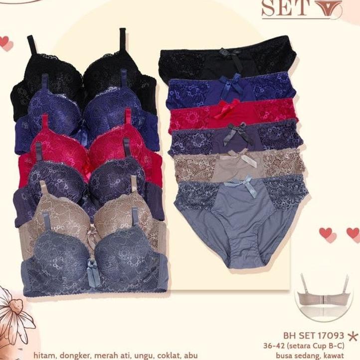 [PRODUK ZCMMQ] SOREX Original- Bra+CD Bra Set Push up Bra dengan Kawat Setara Cup B & C + CD Freesiz