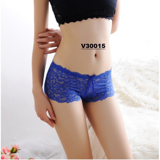 Celana dalam pendek lacy brief simple impor baru