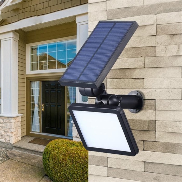 Lampu Taman Super Bright Solar Panel 48 LED 6000-6500K