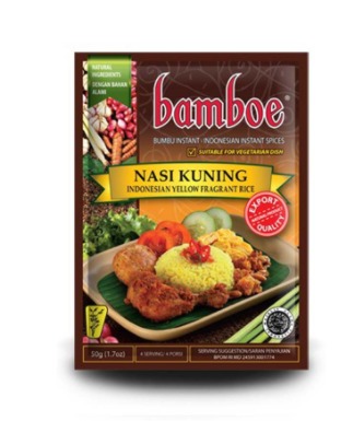 Bumbu instan Bamboe nasi kuning