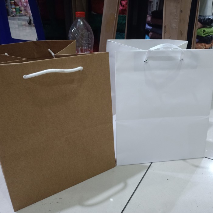 

✨ BISA COD ✨ paper bag nasi kotak 22 bahan tebal isi 12 pcs terlaris